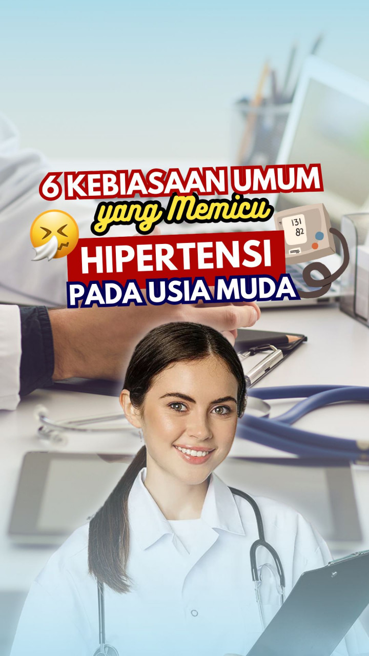 6 Kebiasaan Umum yang Memicu Hipertensi pada Usia Muda