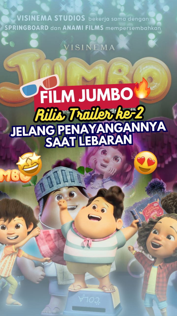 Film Jumbo Rilis Trailer ke-2 Jelang Penayangannya saat Lebaran