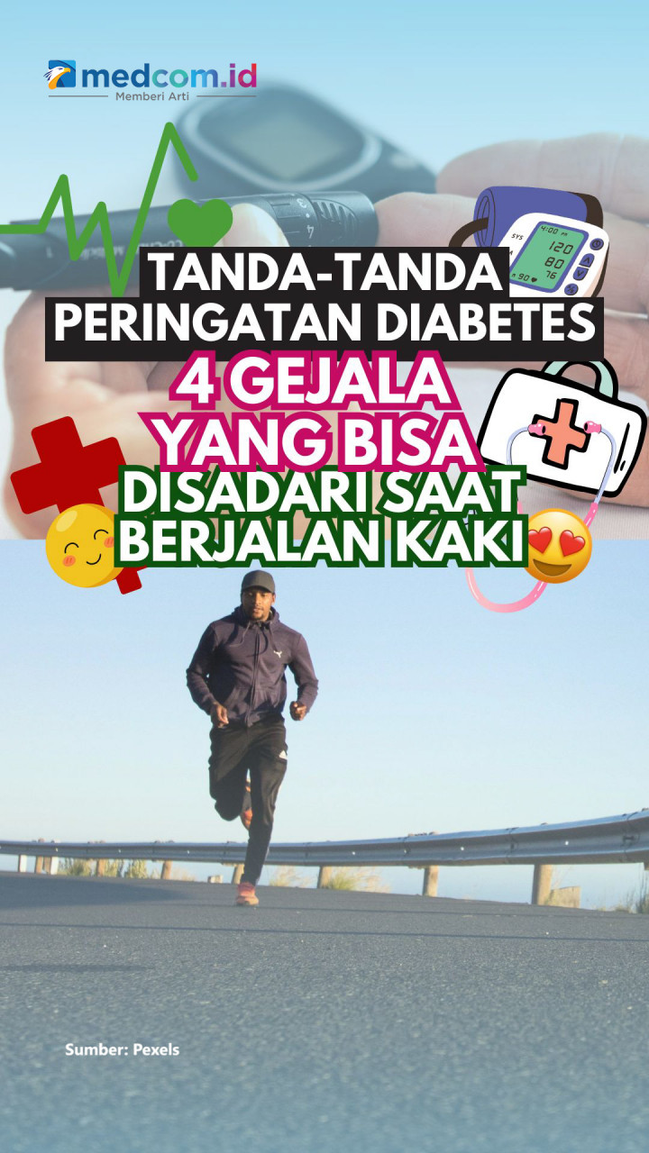 Tanda-tanda Peringatan Diabetes, 4 Gejala yang Bisa Disadari Saat Berjalan Kaki
