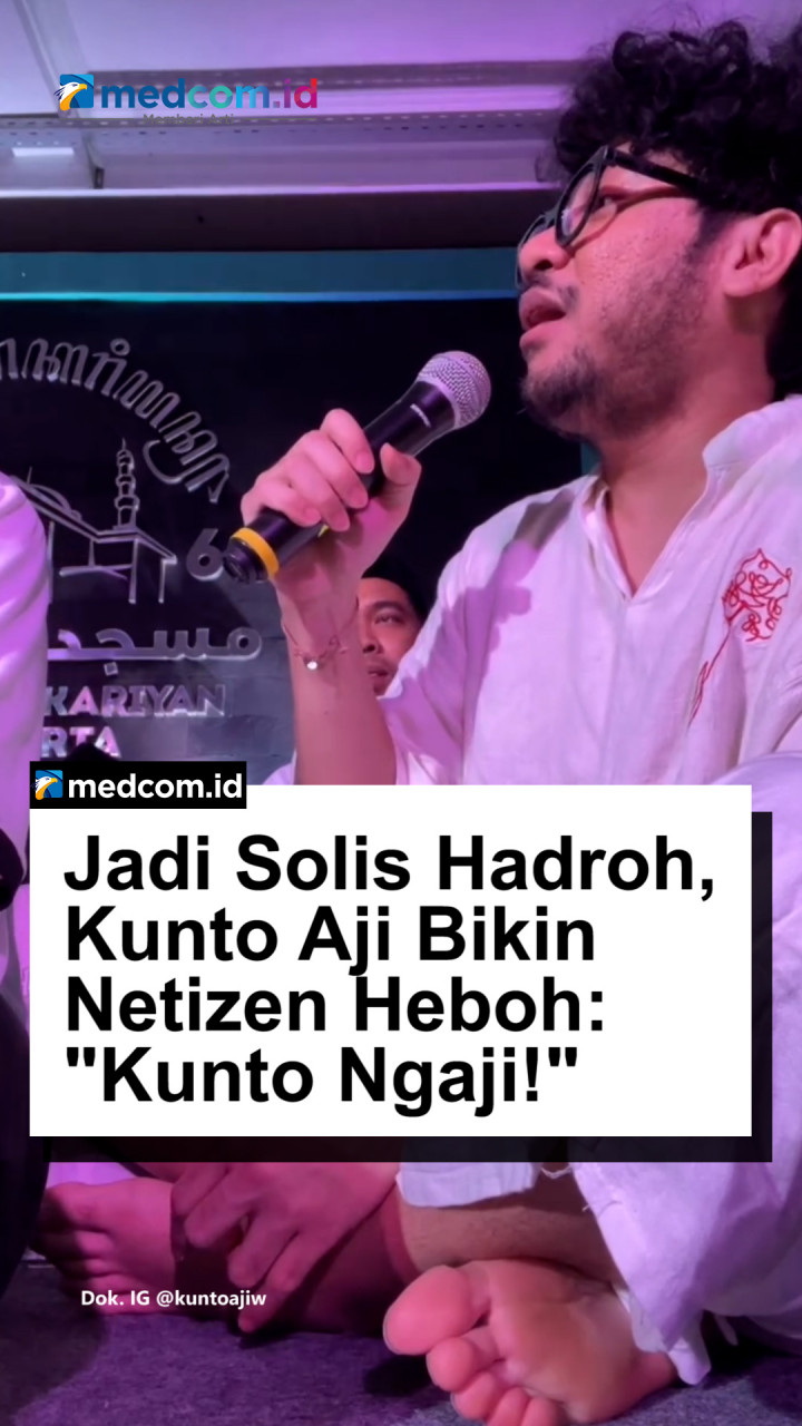 Jadi Solis Hadroh, Kunto Aji Bikin Netizen Heboh:
