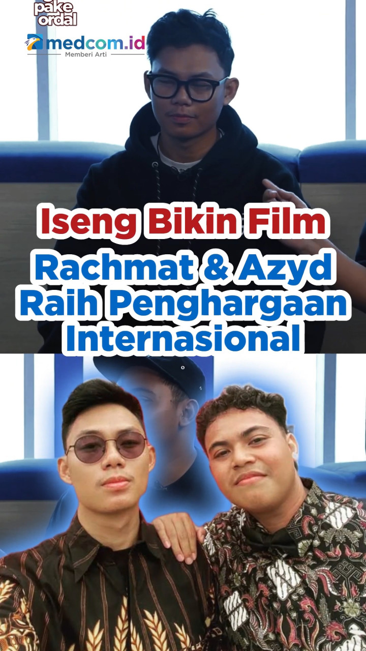 Iseng Bikin Film, Rachmat dan Azyd Raih Penghargaan Internasional