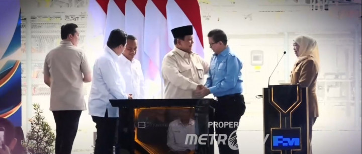 Peresmian Pabrik Pemurnian Emas Freeport di Gresik