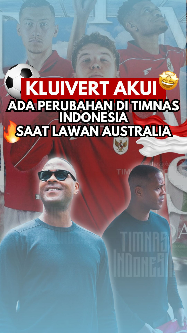 Kluivert Akui Ada Perubahan di Timnas Indonesia Saat Lawan Australia