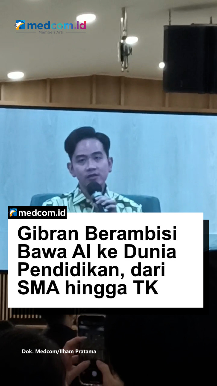 Gibran Berambisi Bawa AI ke Dunia Pendidikan, dari SMA hingga TK
