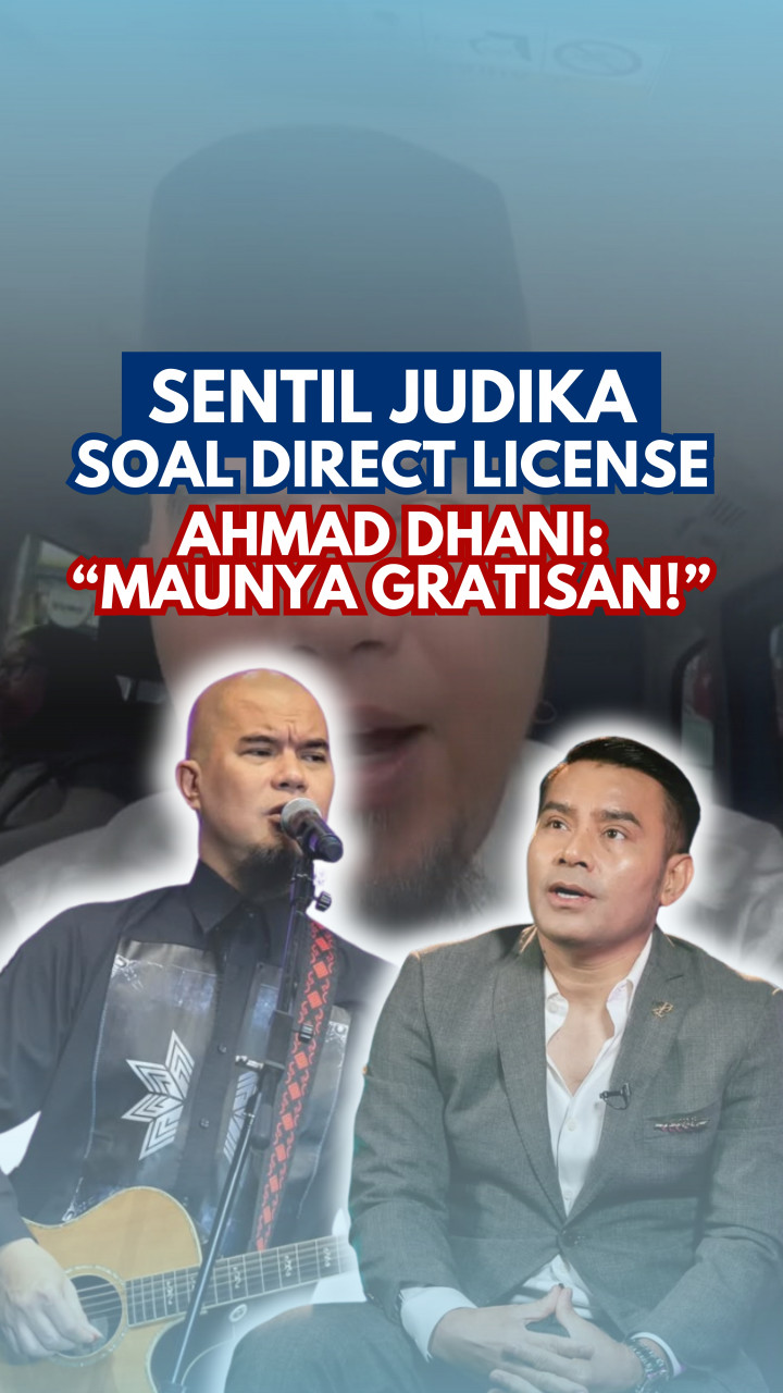 Sentil Judika soal Direct License, Ahmad Dhani: Maunya Gratisan!