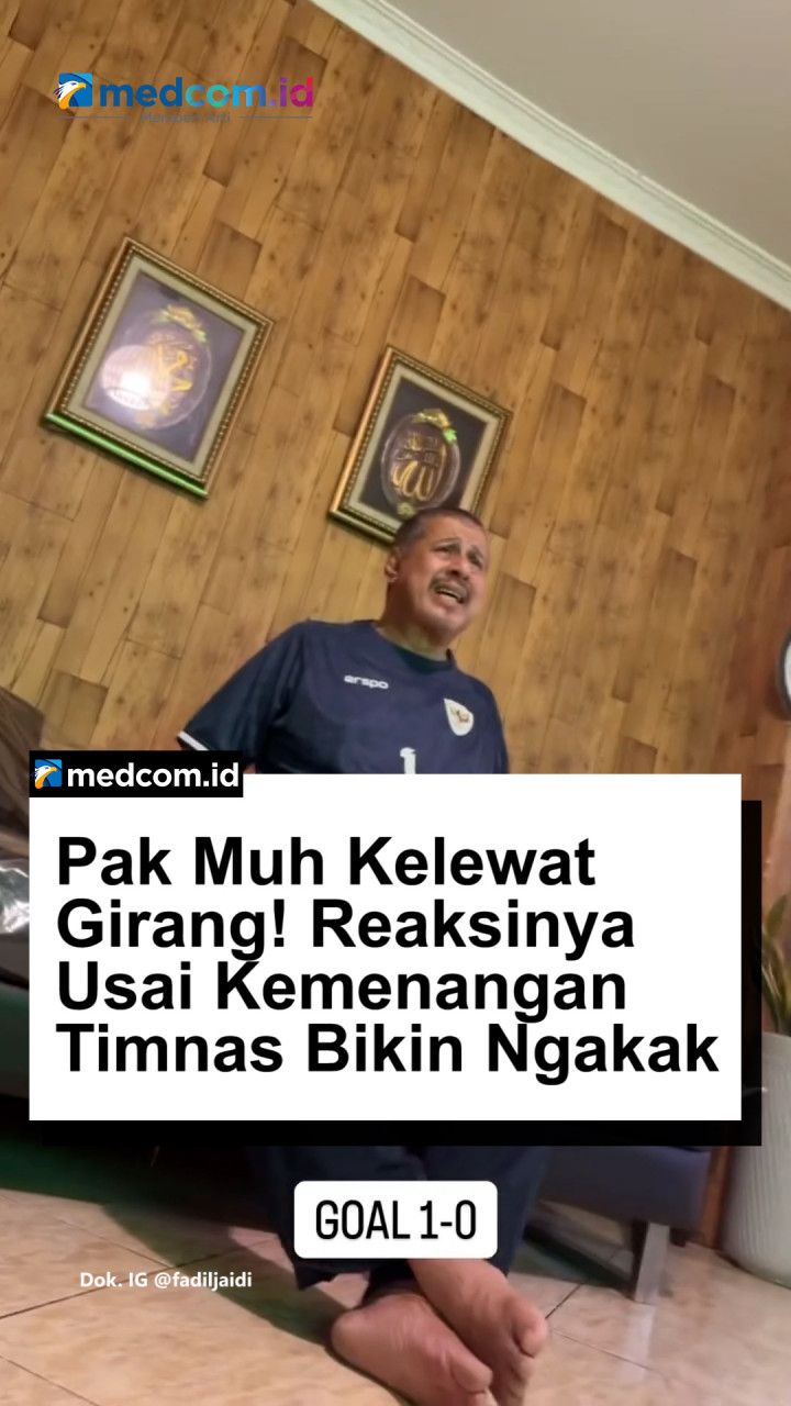 Pak Muh Kelewat Girang! Reaksinya Usai Kemenangan Timnas Bikin Ngakak