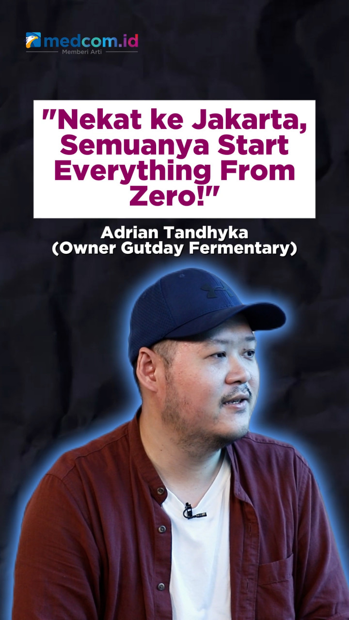 Perjalanan Adrian Tandhyka Bangun Gutday Fermentary dari Nol