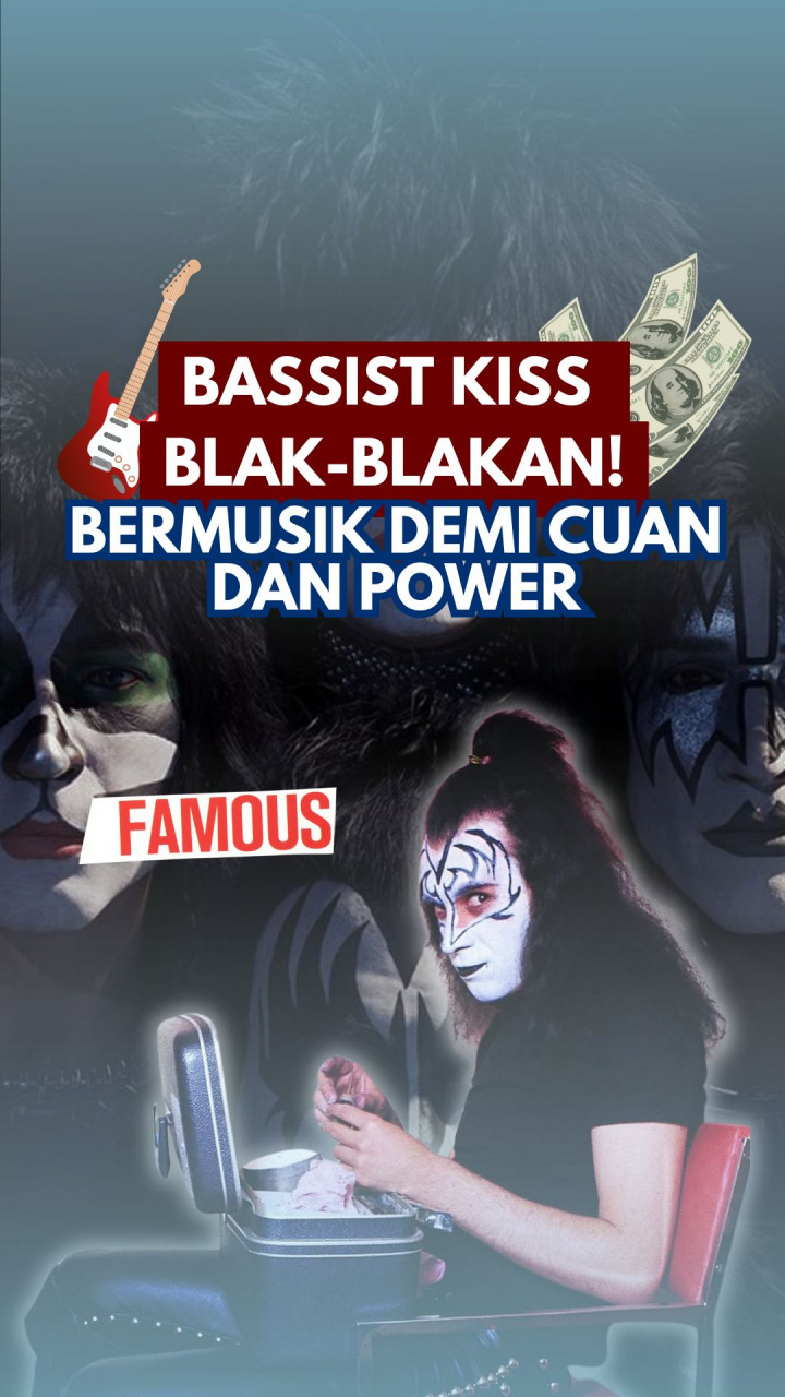 Bassist KISS Blak-blakan: Bermusik Demi Cuan dan Power!