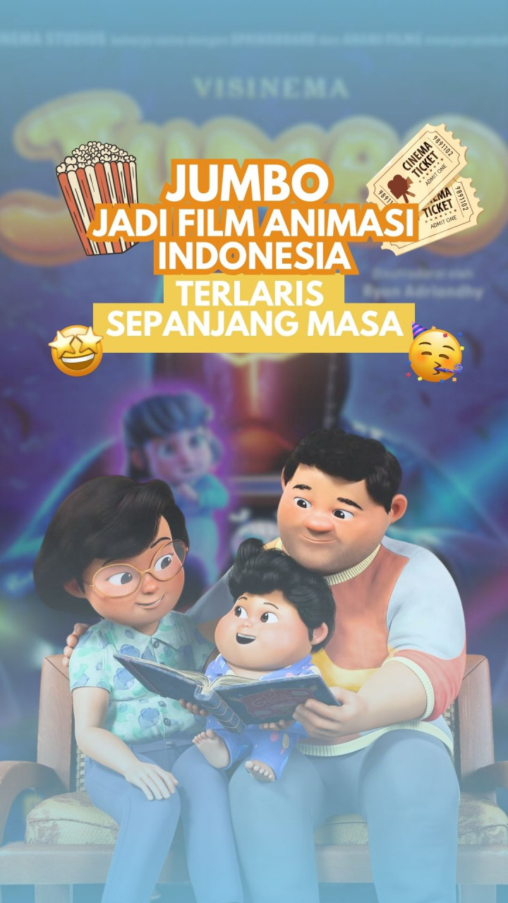 JUMBO Jadi Film Animasi Indonesia Terlaris Sepanjang Masa