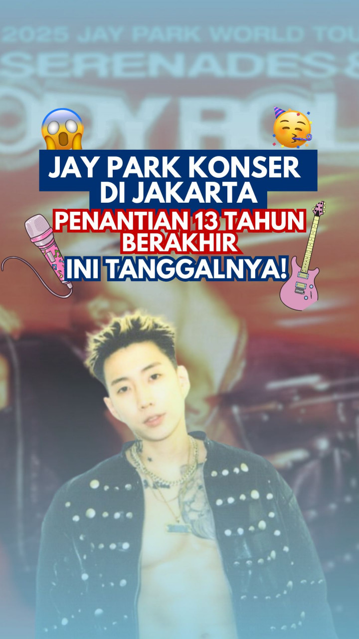 Jay Park Konser di Jakarta Penantian 13 Tahun Berakhir, Ini Tanggalnya!