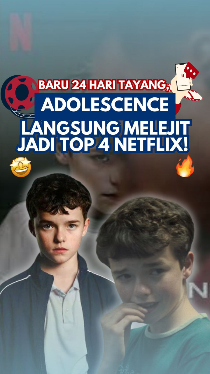 Baru 24 Hari Tayang, Adolescence Langsung Melejit Jadi Top 4 Netflix!
