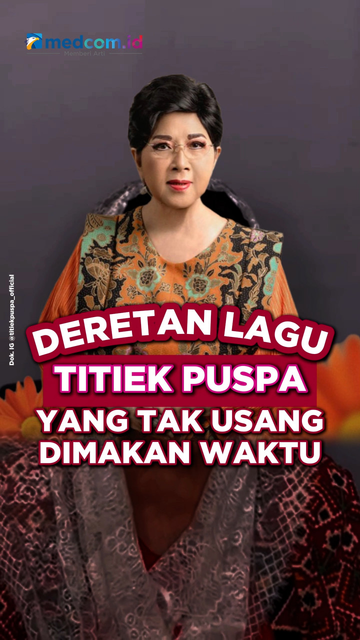 Deretan Lagu Titiek Puspa yang Tak Pernah Usang Dimakan Waktu