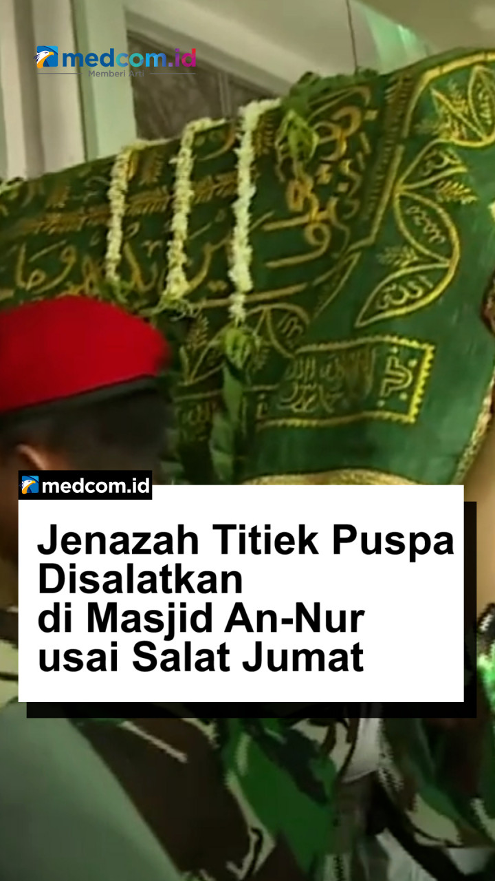Jenazah Titiek Puspa Disalatkan di Masjid An-Nur usai Salat Jumat