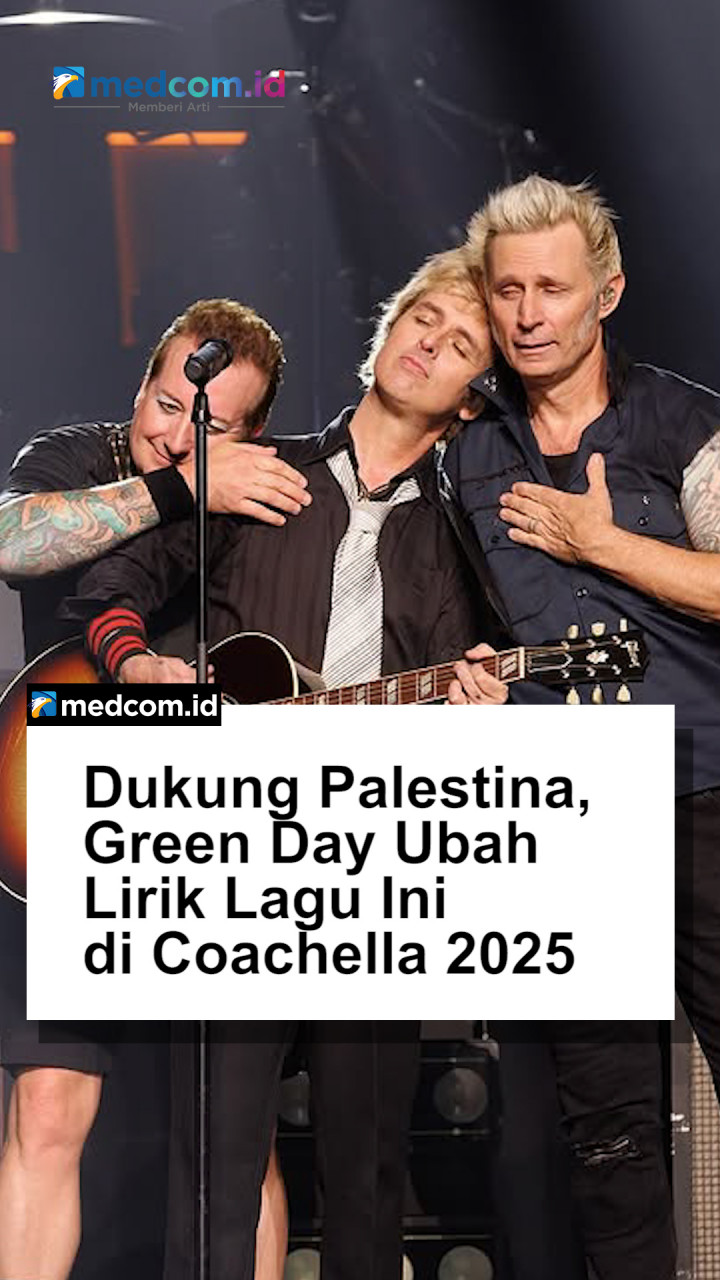 Green Day Dukung Palestina di Panggung Coachella 2025