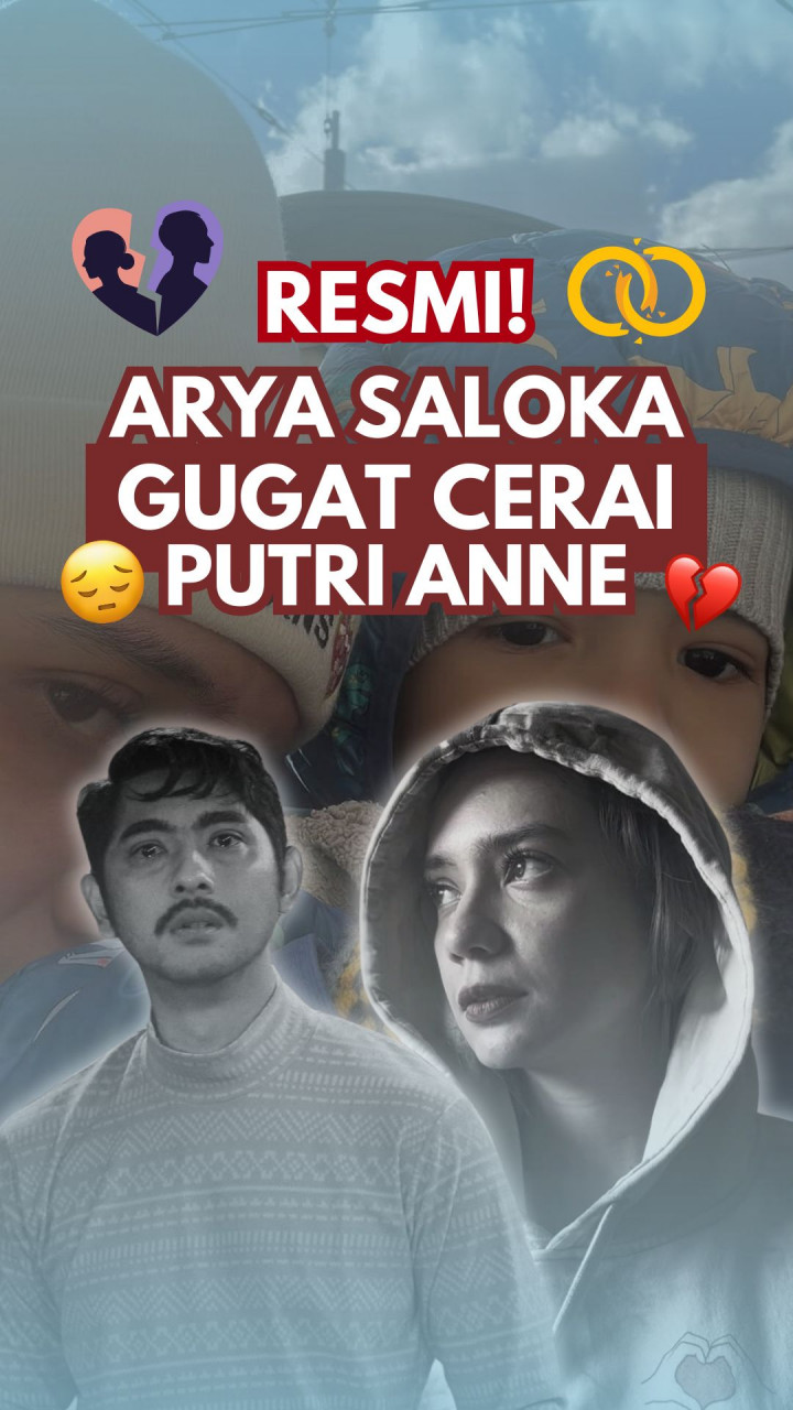 Resmi! Arya Saloka Gugat Cerai Putri Anne