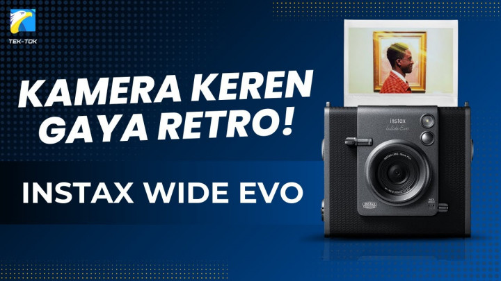 Kamera Keren Gaya Retro, Instax Wide Evo