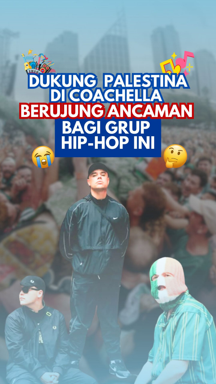Dukung Palestina di Coachella Berujung Ancaman bagi Grup Hip-Hop Ini