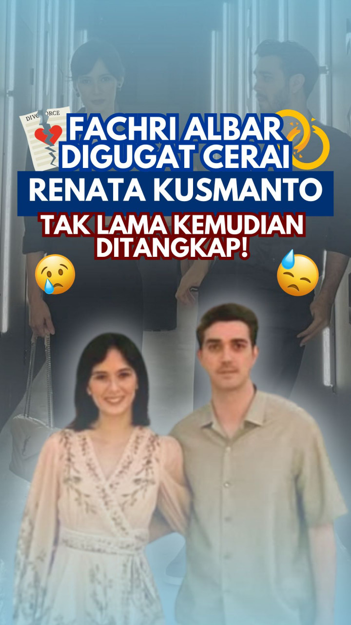 Fachri Albar Digugat Cerai Renata Kusmanto, Tak Lama Kemudian Ditangkap!