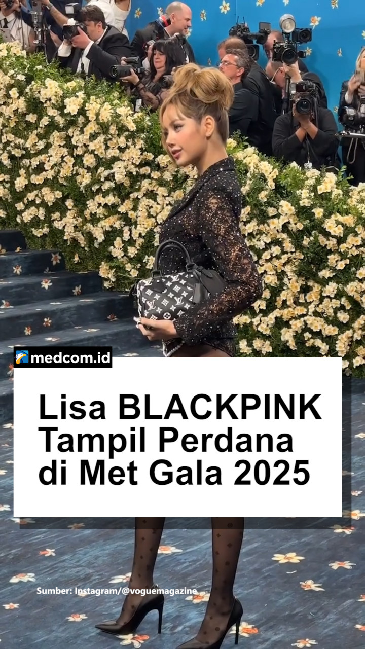 Lisa BLACKPINK  Tampil Perdana  di Met Gala 2025