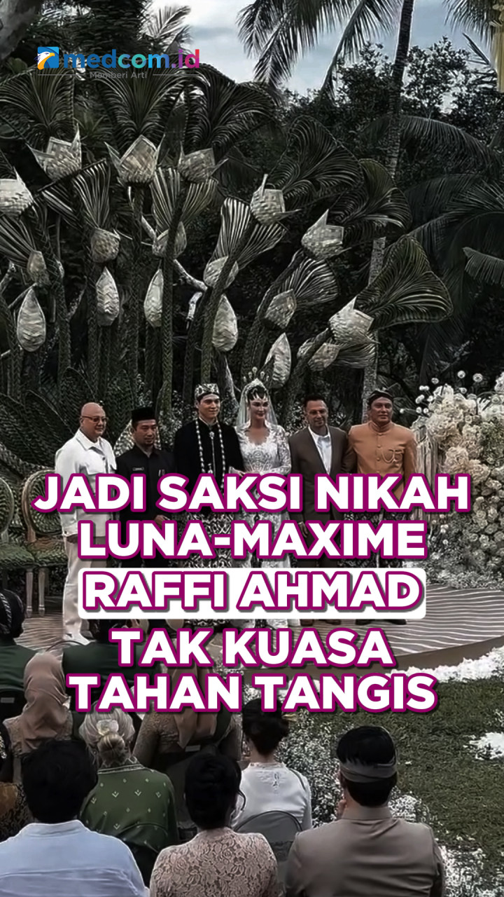 Jadi Saksi Nikah Luna-Maxime, Raffi Tak Kuasa Tahan Tangis