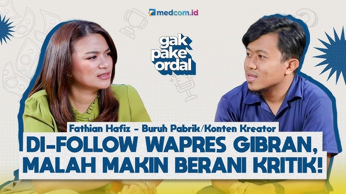 Gak Ada Takutnya! Blak-Blakan Kritik Pemerintah Sampai Di-Follow Wapres! ft. Fathian Hafiz