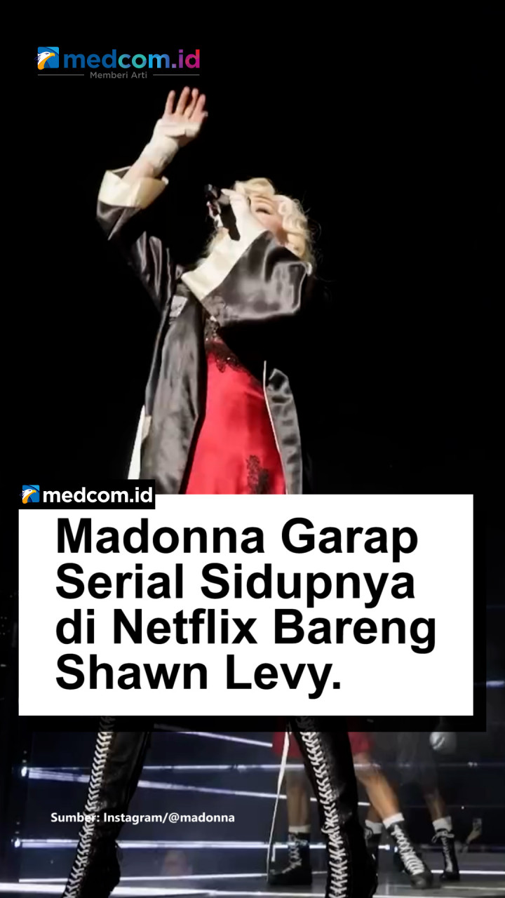 Madonna Garap Serial Sidupnya di Netflix Bareng Shawn Levy.