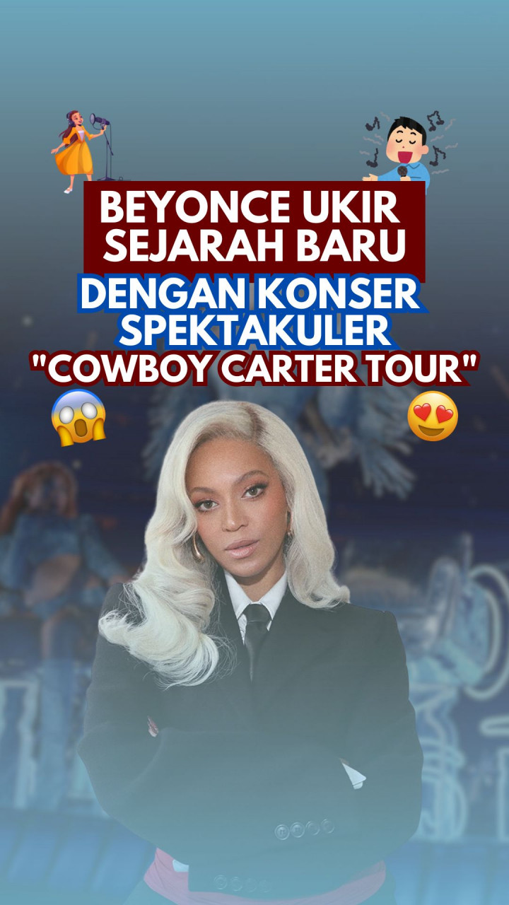 Beyonce Ukir Sejarah Baru dengan Konser Spektakuler Cowboy Carter Tour