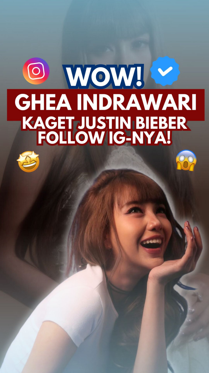 Wow! Ghea Indrawari Kaget Justin Bieber Follow IG-nya!