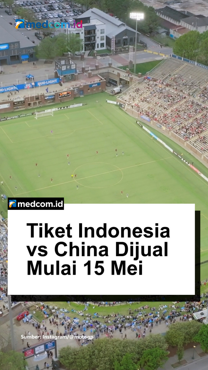 Tiket Indonesia vs China Dijual Mulai 15 Mei
