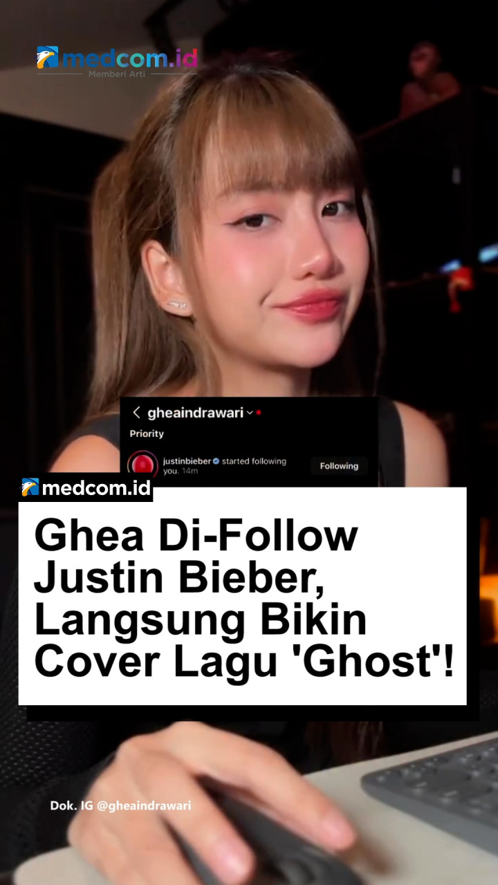 Ghea Indrawari Di-Follow Justin Bieber, Langsung Bikin Cover Lagu 'Ghost'!