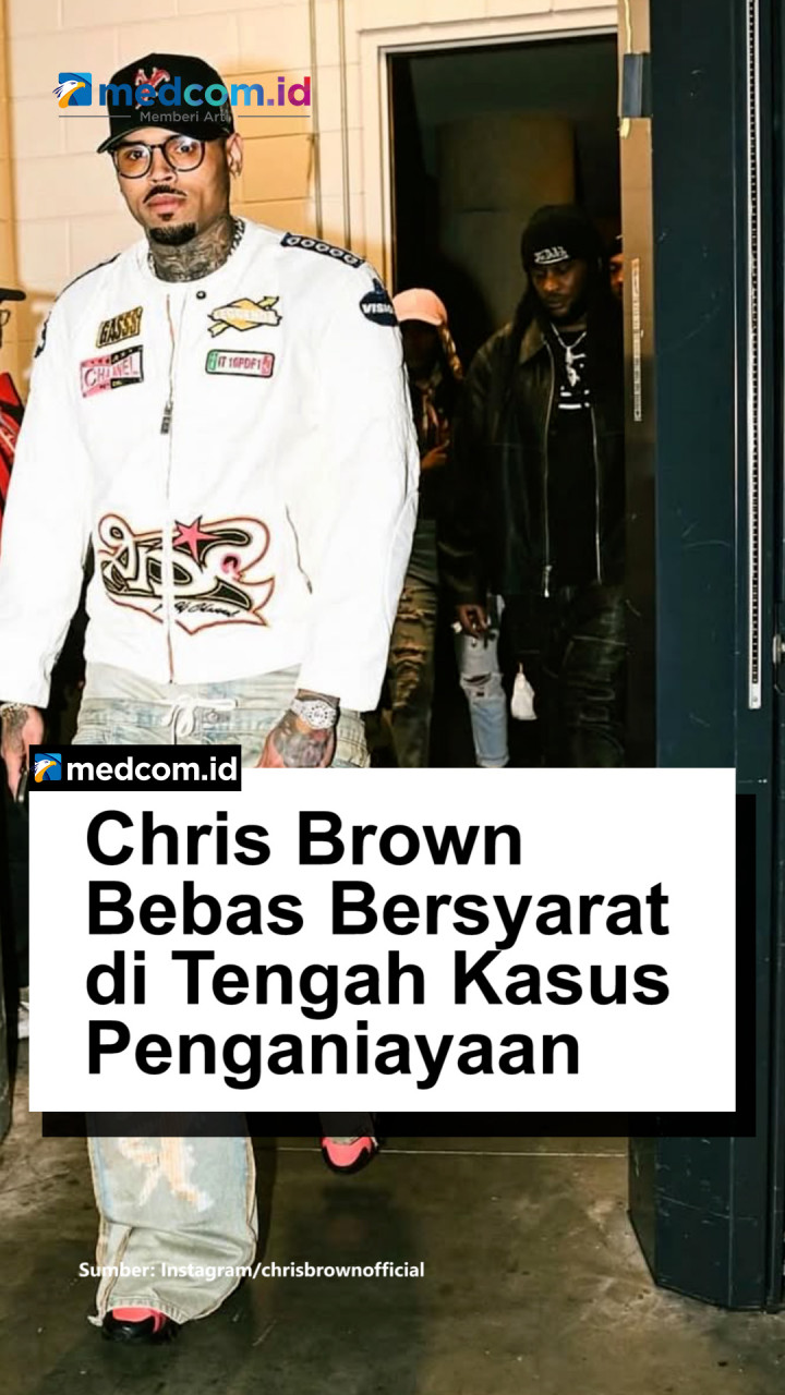 Chris Brown Bebas Bersyarat di Tengah Kasus Penganiayaa