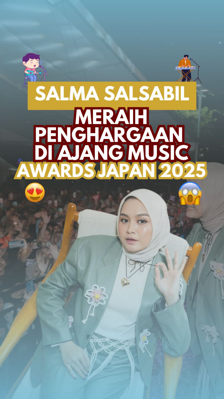 Salma Salsabil, meraih penghargaan di ajang Music Awards Japan 2025
