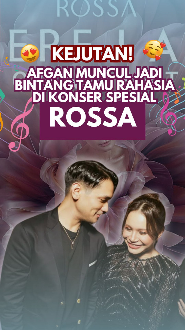 Kejutan! Afgan Muncul Jadi Bintang Tamu Rahasia di Konser Spesial Rossa