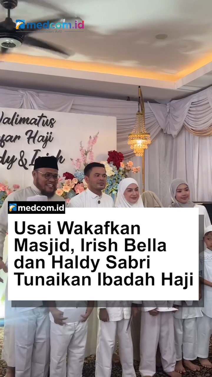 Usai Wakafkan Masjid, Irish Bella dan Haldy Sabri Tunaikan Ibadah Haji