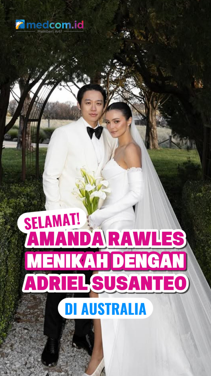Selamat! Amanda Rawles Menikah dengan Adriel Susanteo di Australia