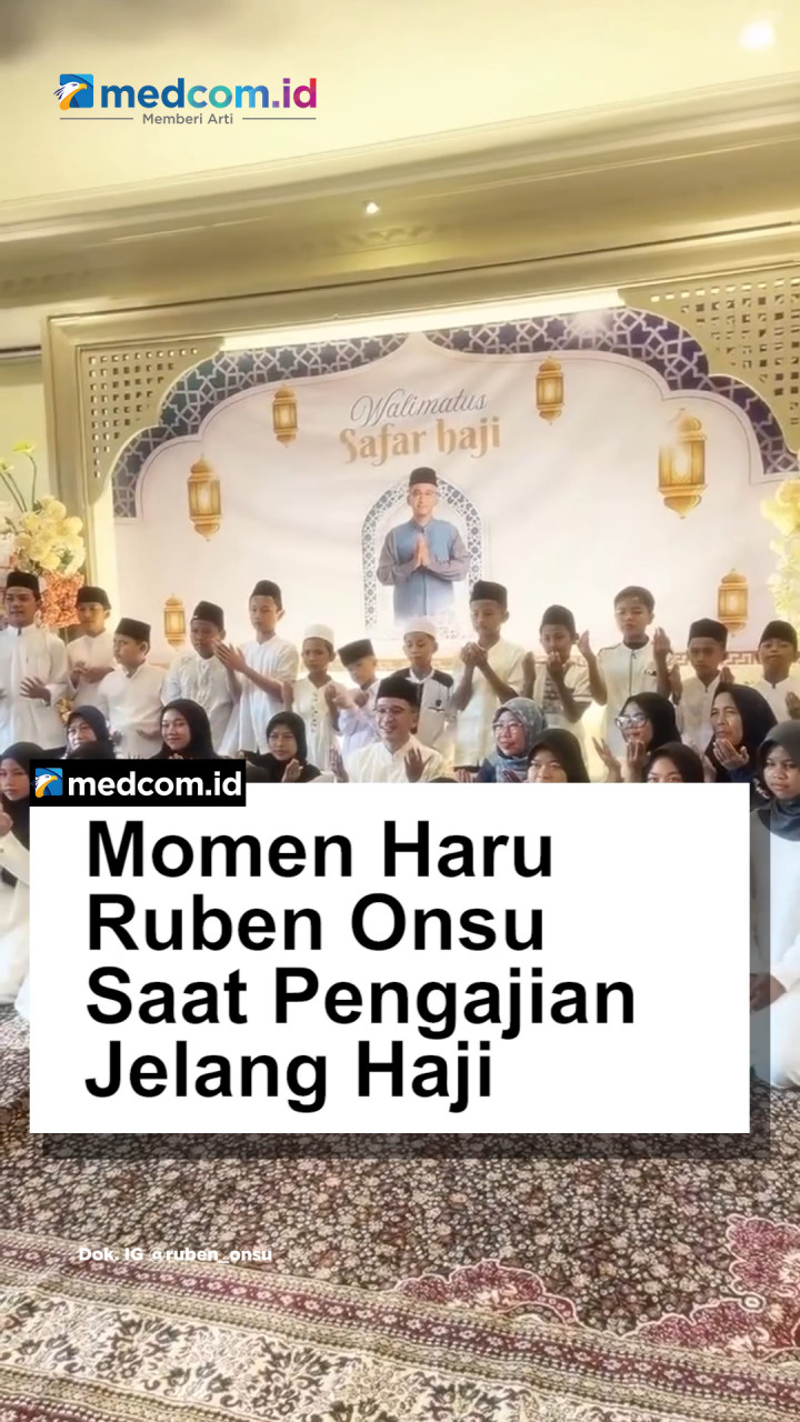 Momen Haru Ruben Onsu Saat Pengajian Jelang Berangkat Haji