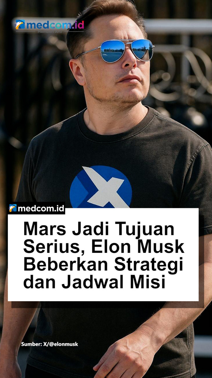 Mars Jadi Tujuan Serius, Elon Musk Beberkan Strategi dan Jadwal Misi
