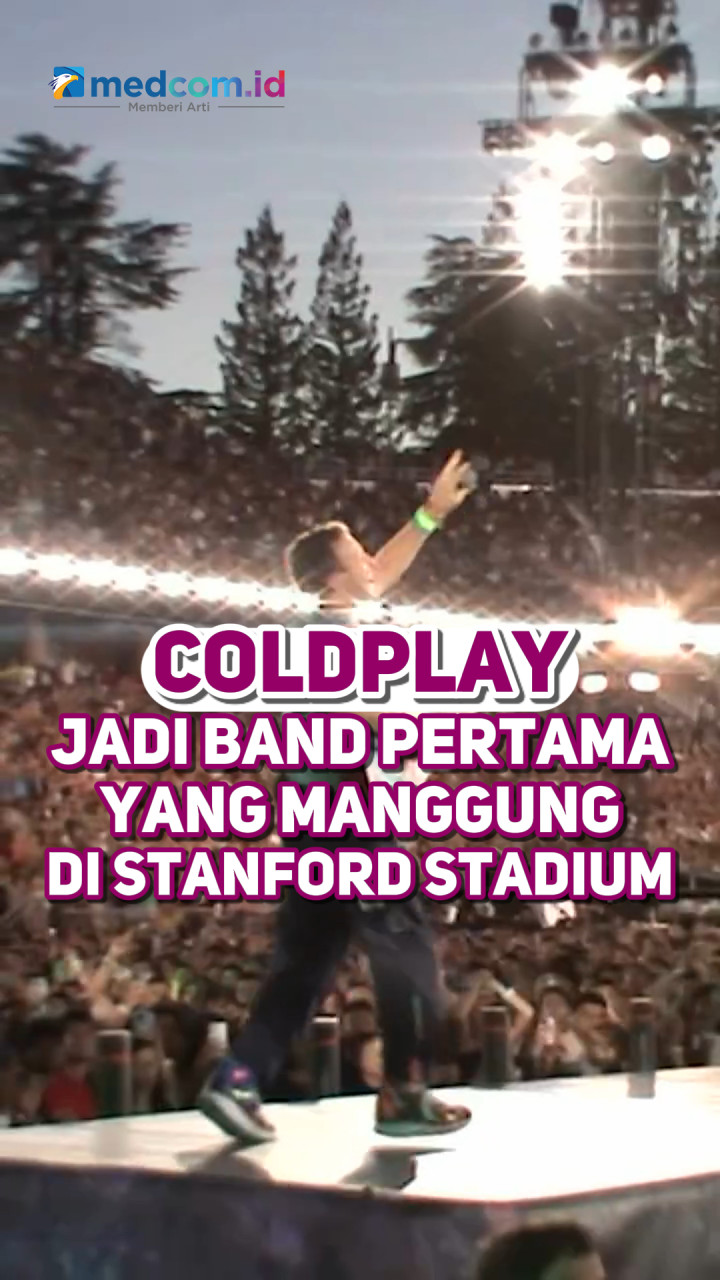 Coldplay Jadi Band Pertama yang Manggung di Stanford Stadium