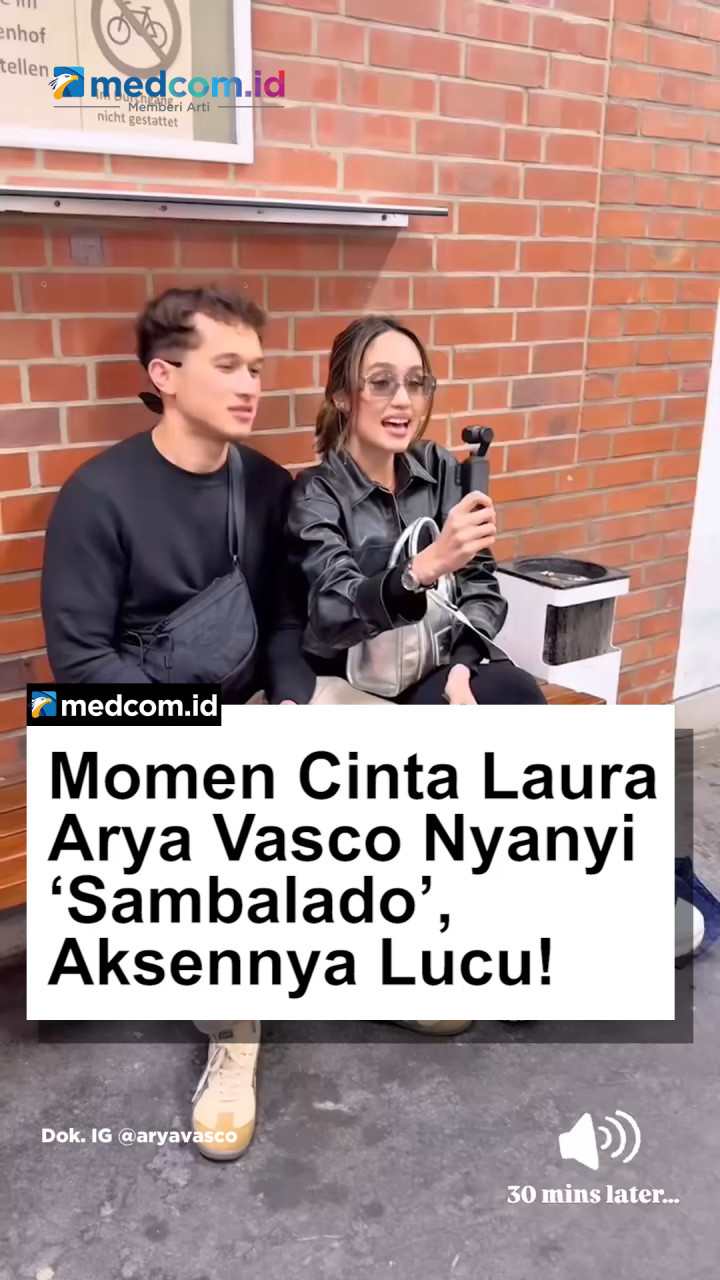 Momen Cinta Laura & Arya Vasco Nyanyi ‘Sambalado’, Aksennya Lucu!