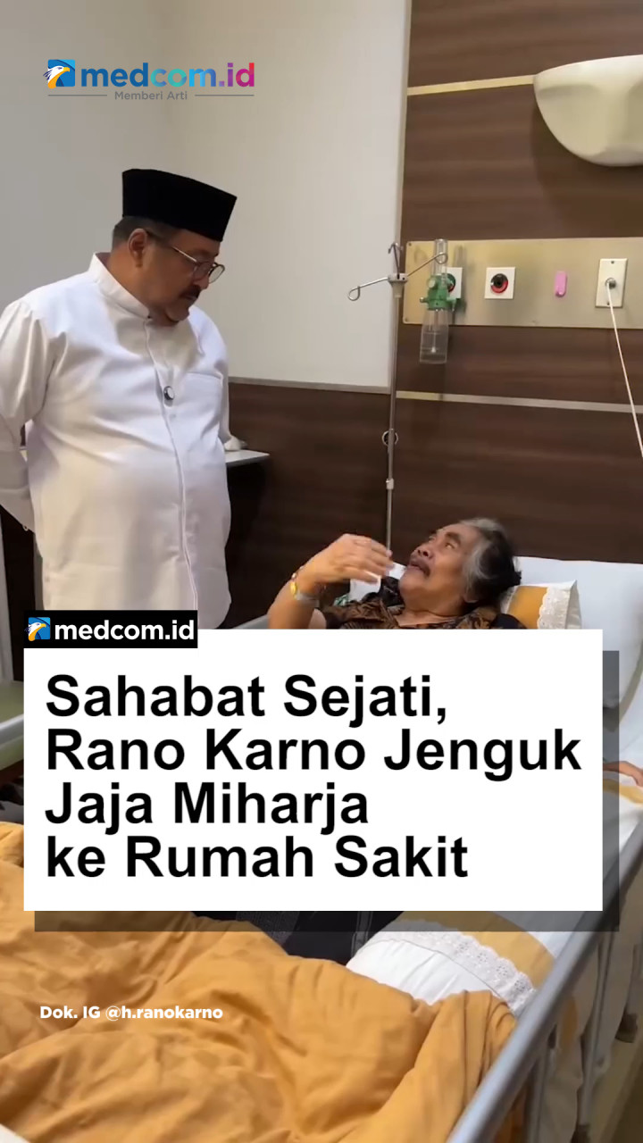 Sahabat Sejati, Rano Karno Jenguk Jaja Miharja ke Rumah Sakit