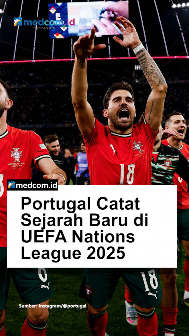 Portugal Catat Sejarah Baru di UEFA Nations League 2025