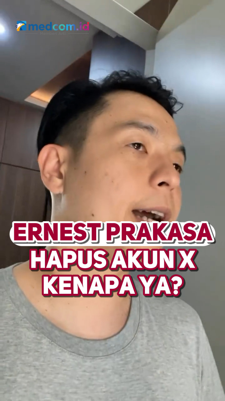 Ernest Prakasa Resmi Umumkan Hapus Akun X, Kenapa Ya?