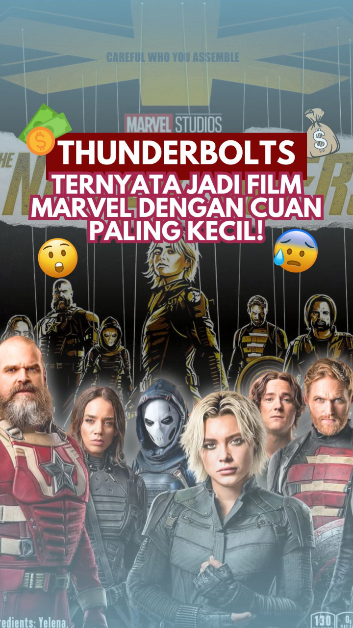 Thunderbolts Ternyata Jadi Film Marvel dengan Cuan Paling Kecil!