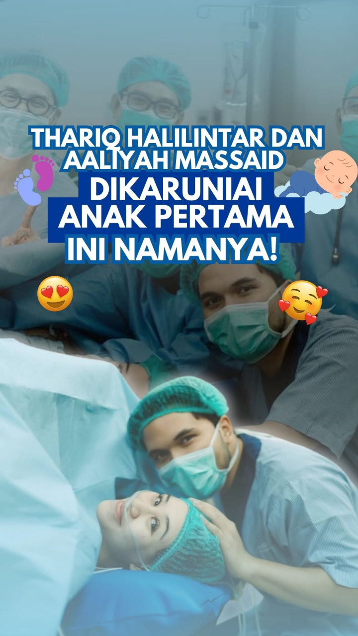 Thariq Halilintar dan Aaliyah Massaid Dikaruniai Anak Pertama, Ini Namanya!