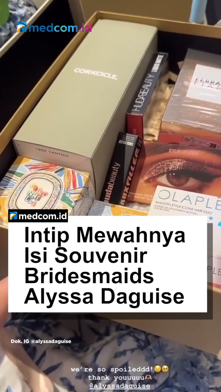 Intip Mewahnya Isi Souvenir Bridesmaids Alyssa Daguise