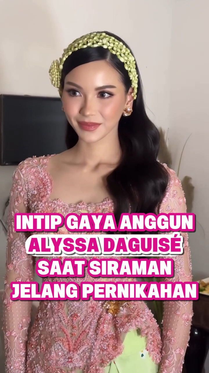 Intip Gaya Anggun Alyssa Daguisé saat Siraman Jelang Pernikahan