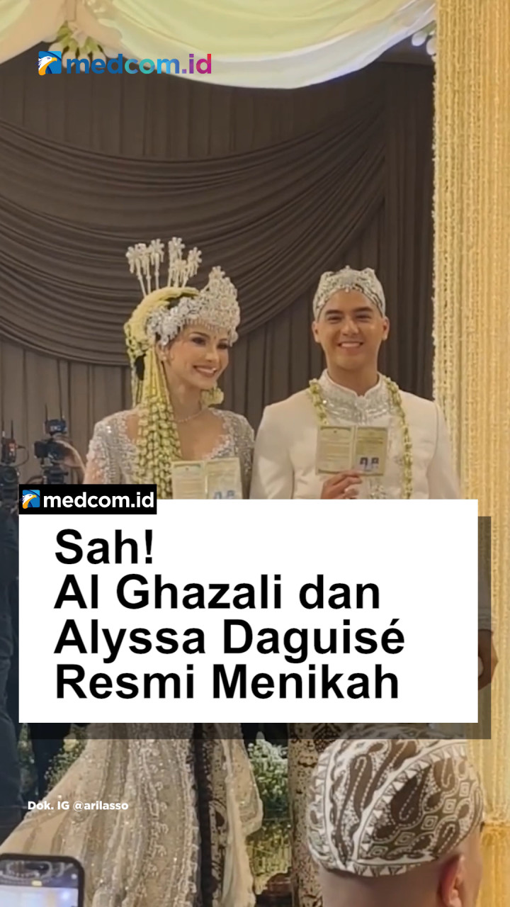 Sah! Al Ghazali dan Alyssa Daguisé Resmi Menikah