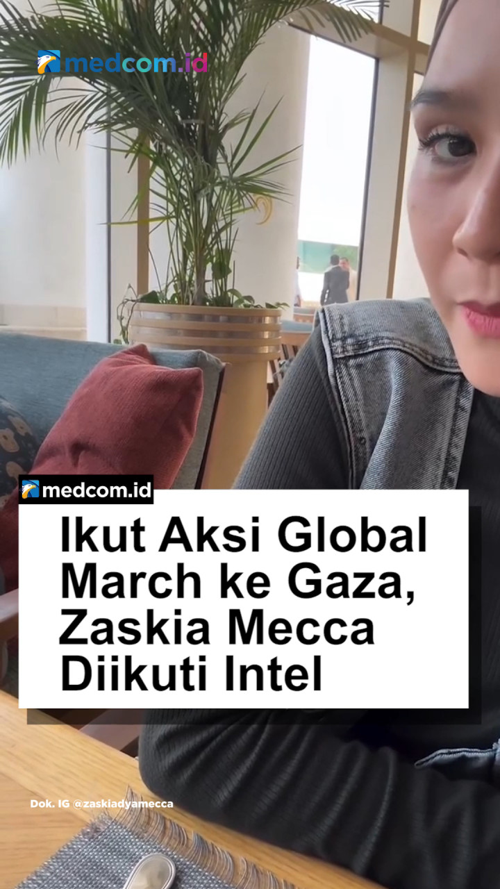 Ikut Global March ke Gaza, Zaskia Mecca Diikuti Intel di Mesir