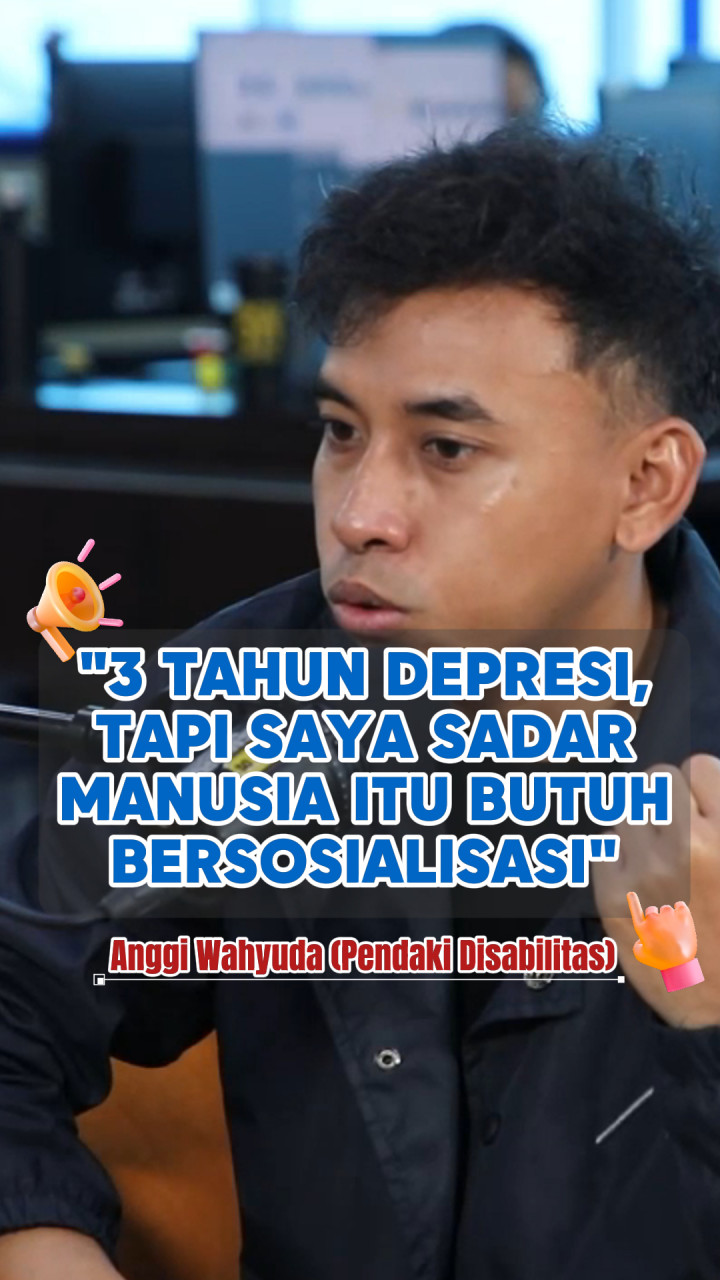 Terpuruk 3 Tahun, Anggi Wahyuda Cerita Perjuangan Lawan Depresi