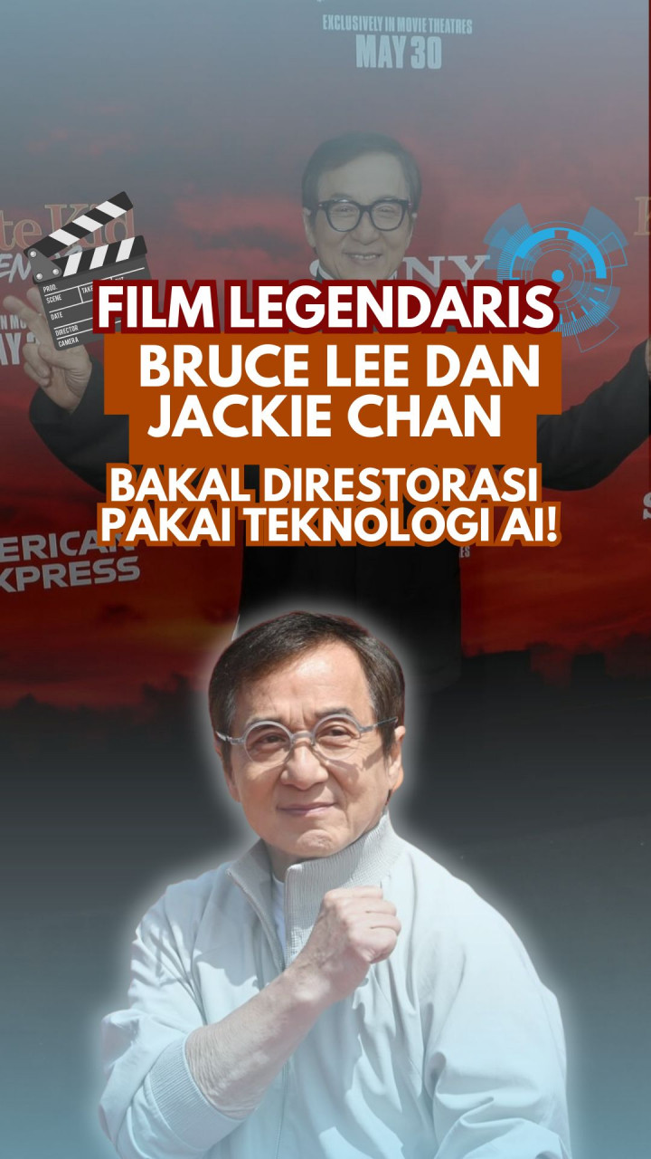 Film Legendaris Bruce Lee & Jackie Chan Bakal Direstorasi Pakai Teknologi AI!